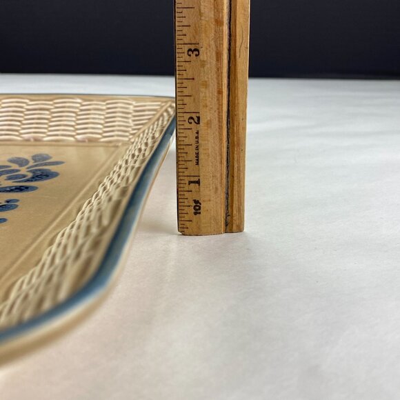 Vintage Pfaltzgraff Folk Art Bread Basket Tray - Picture 12 of 12